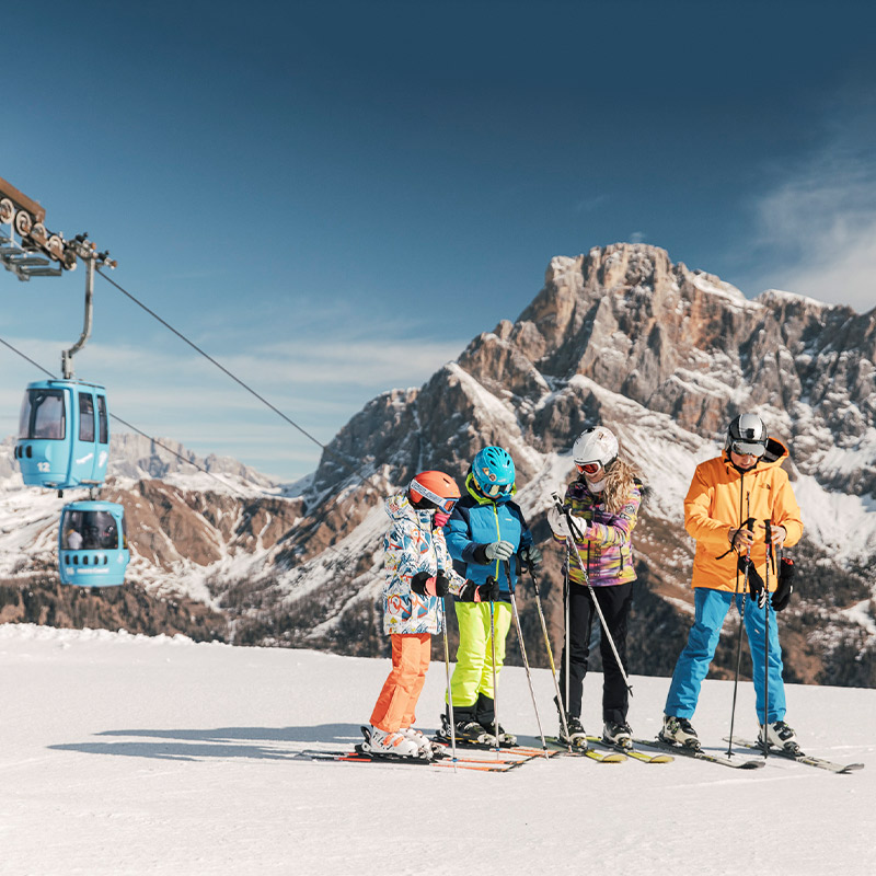 Sciare sulle Dolomiti impianti piste Alpe Tognola